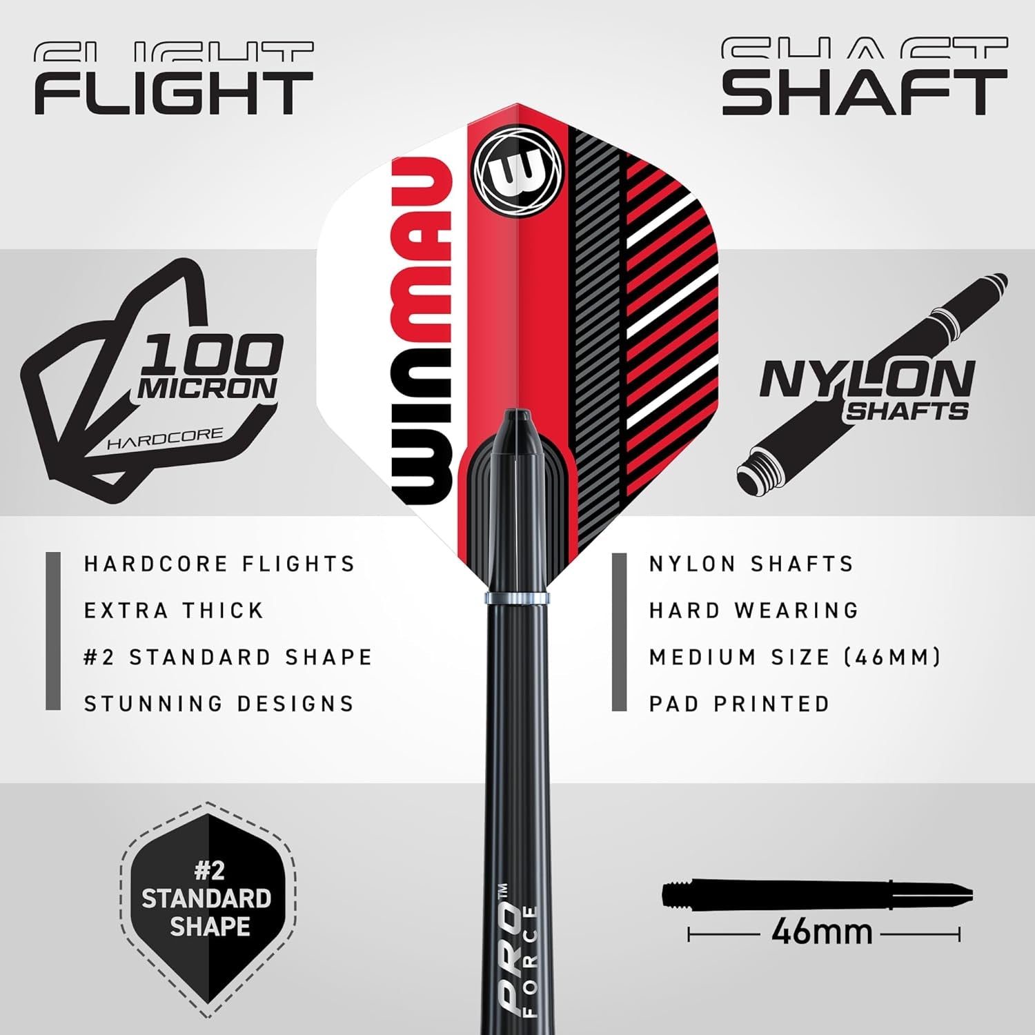 Darts - Masters Pro Premium Bristle Dartboard Set - Includes Dart Board, Darts, Flights, Shafts and Oche Strip - Professional Steel Tip Dartboard Set for Adults